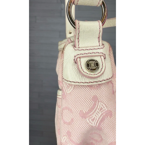 Celine Shoulder Crossbody Bag Pink White with COA EUC sku195667 - Picture 10 of 14